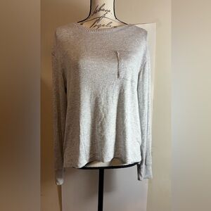 Women’s Stars Above soft comfy long sleeve lounge sweater front pocket size S